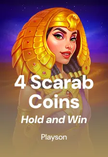 4 Scarab Coins: Hold and Win